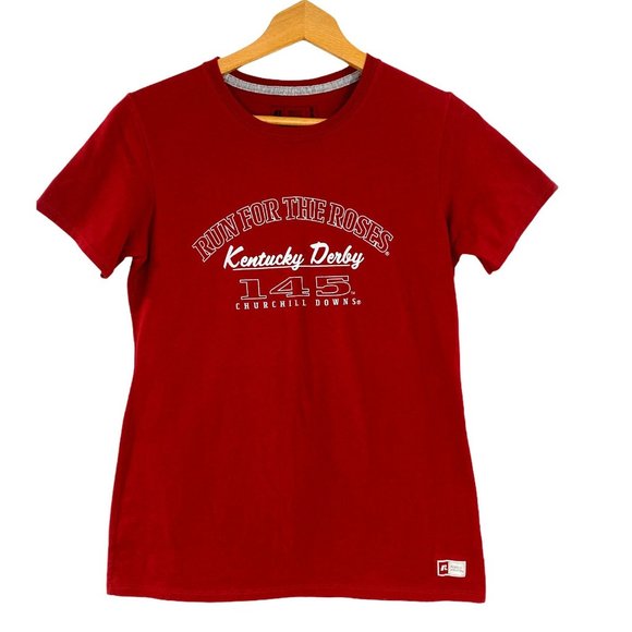 Russell Athletic Tops - Kentucky Derby T Shirt Women's M Churchill Downs 2019 Red Russell Athletic